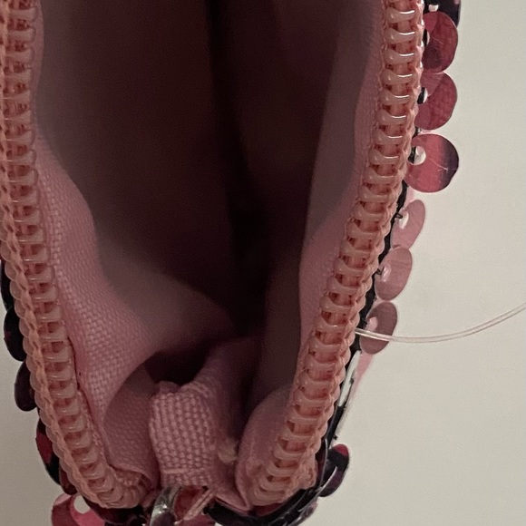 Pink Sequins coin bag new - Picture 5 of 6